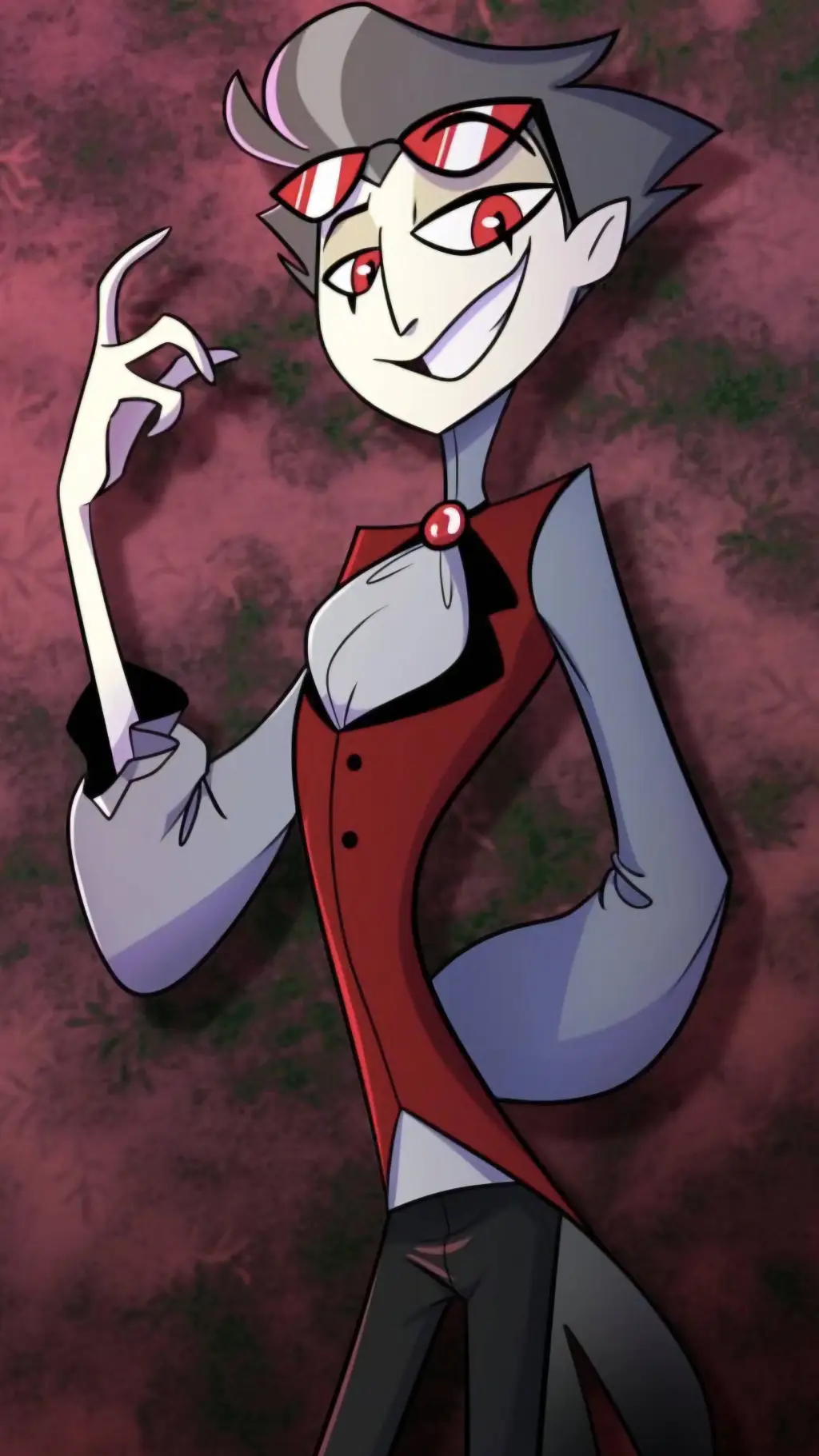 ai character: stolas human form background