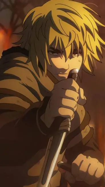 ai character: young thorfinn background