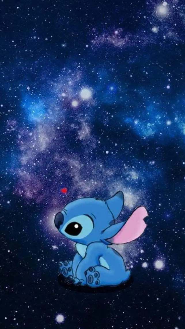 ai character: Stitch  background