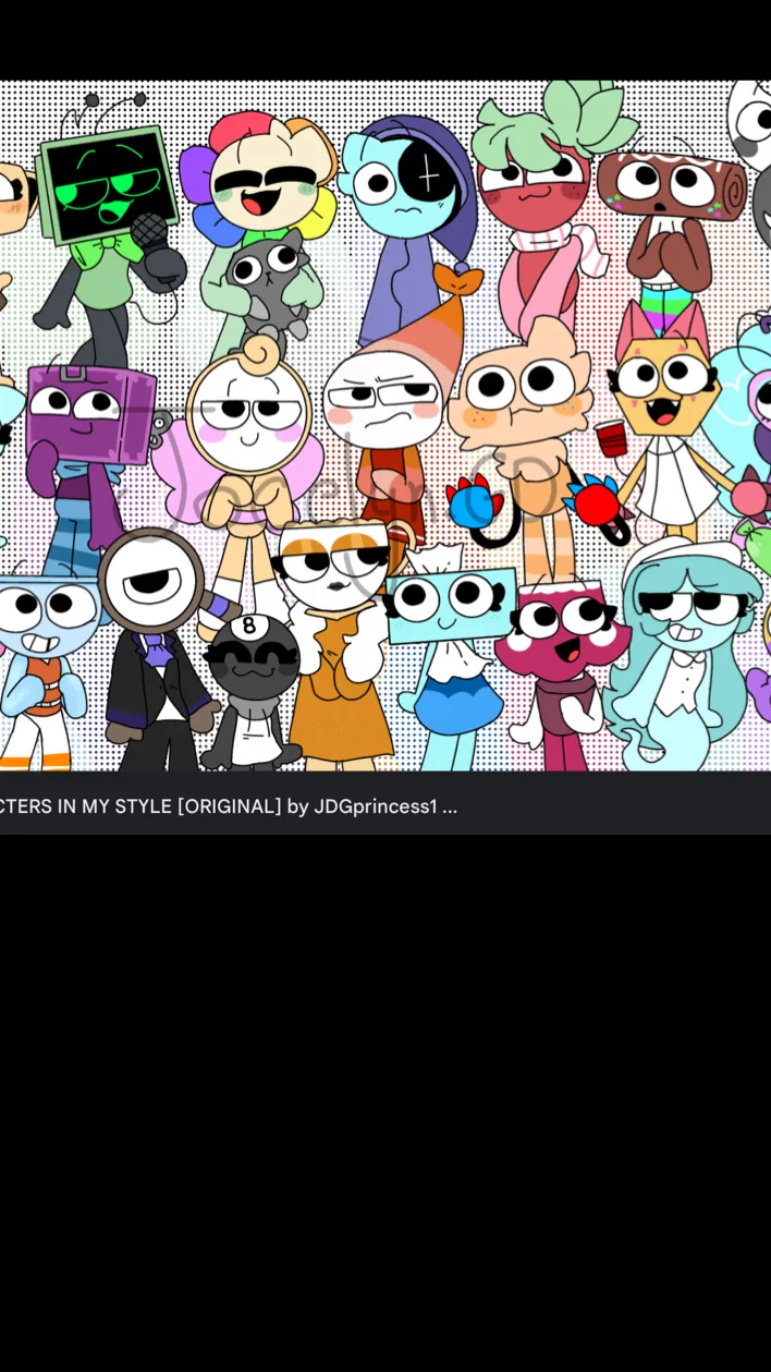 ai character: Dandy’s world!:3 background