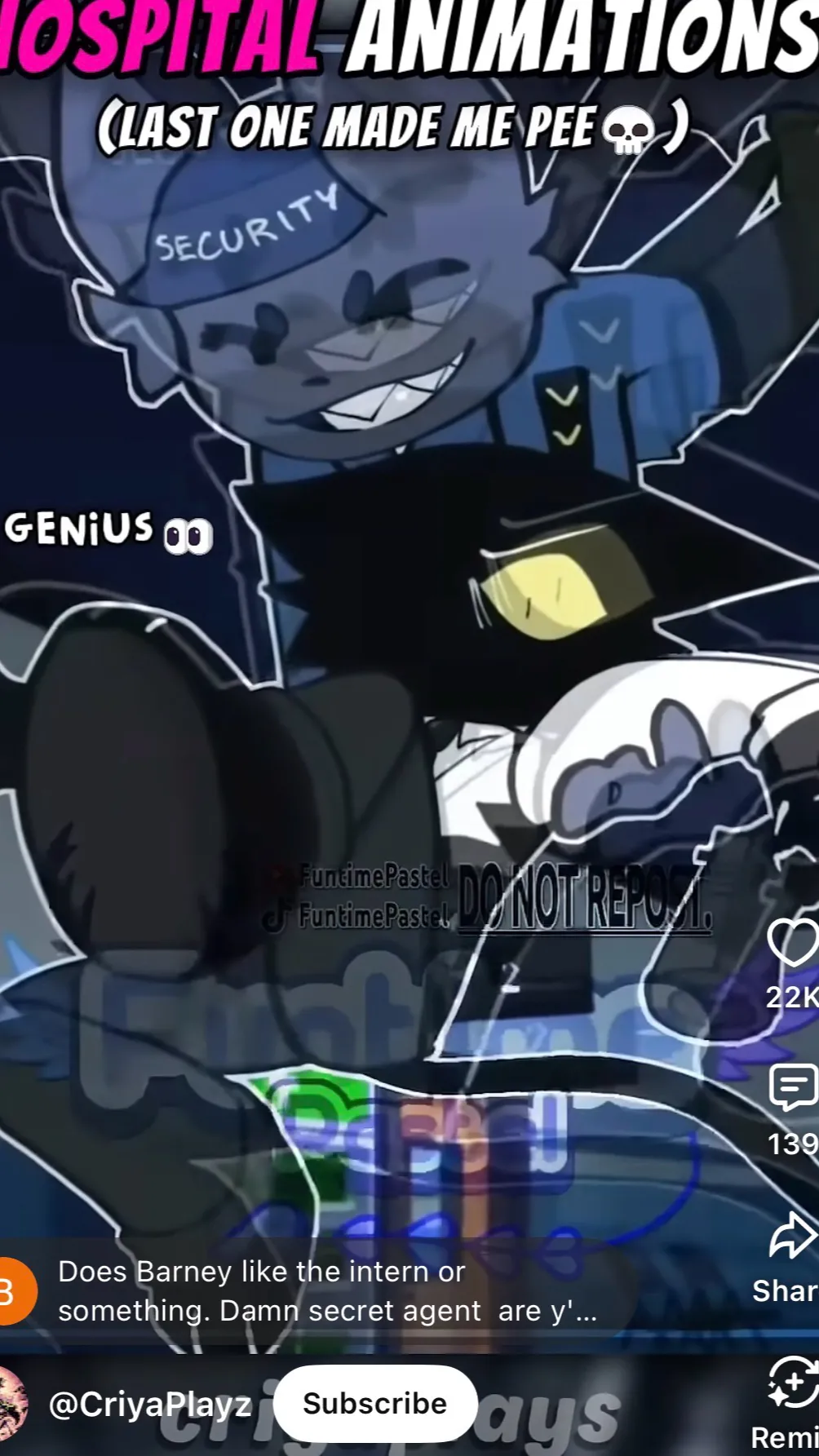 ai character: Security X secretA background