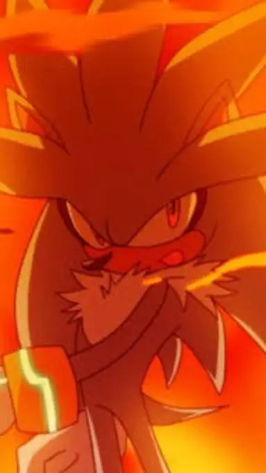 ai character: silver background