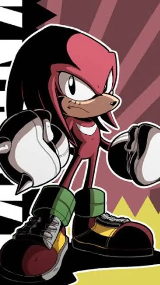 ai character: knuckles  background