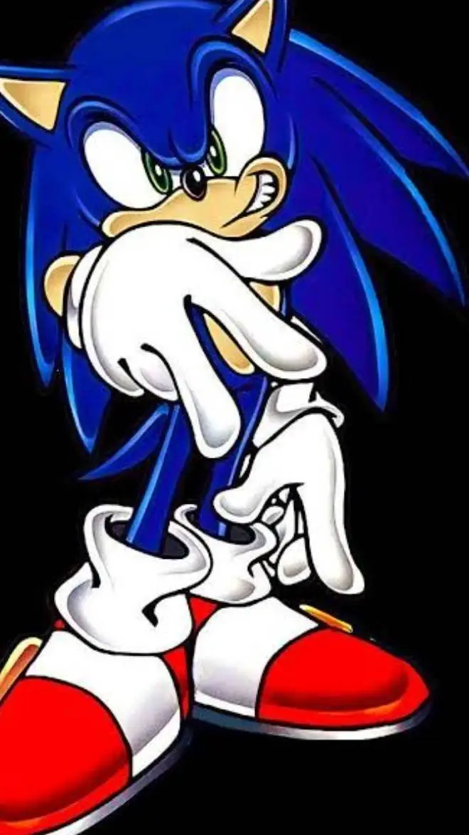 ai character: Sonic de temu  background