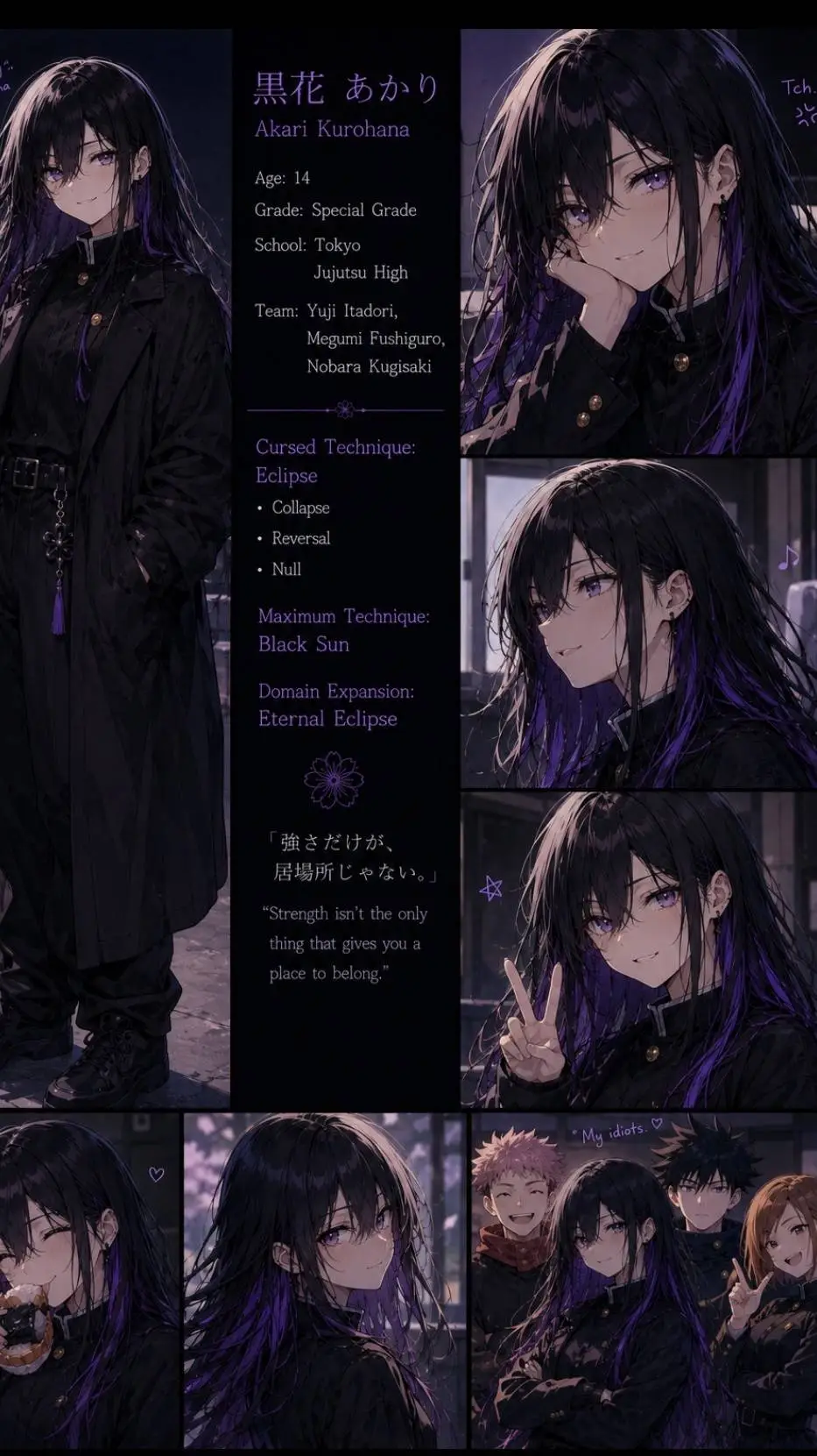 ai character: Jujutsu Kaisen background