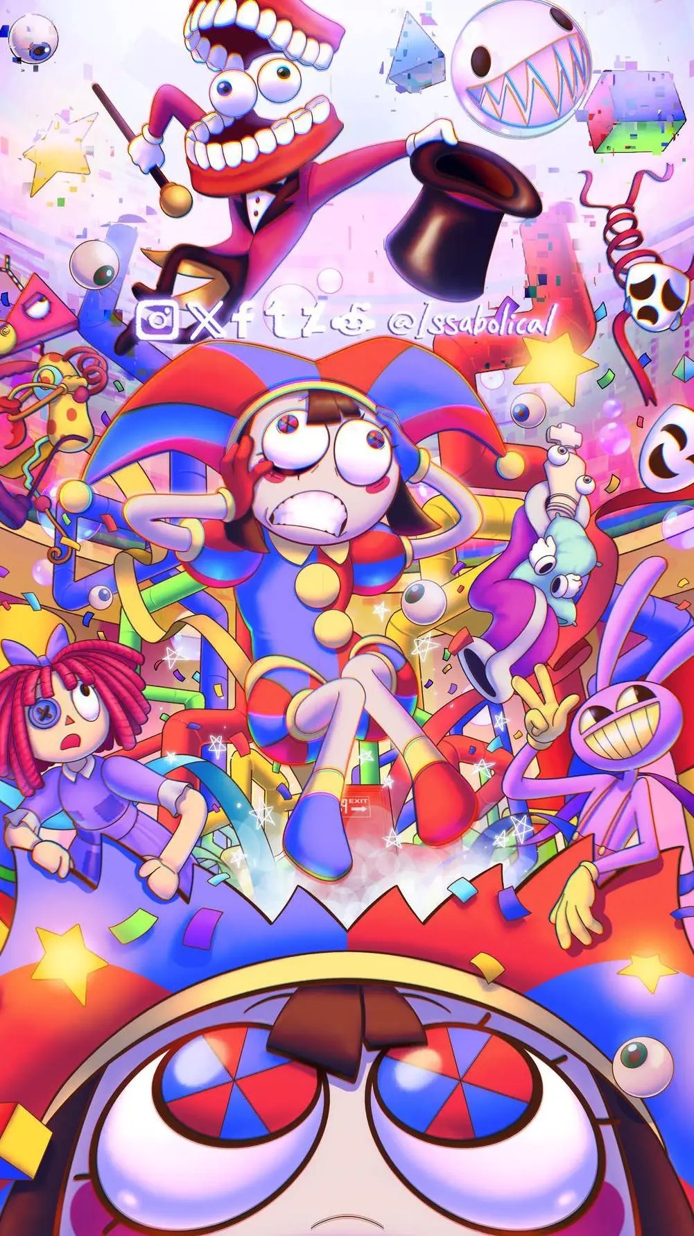 ai character: tadc  background