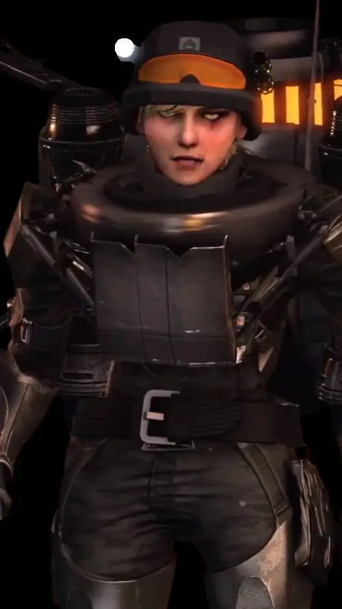 ai character: hibridia mujer background