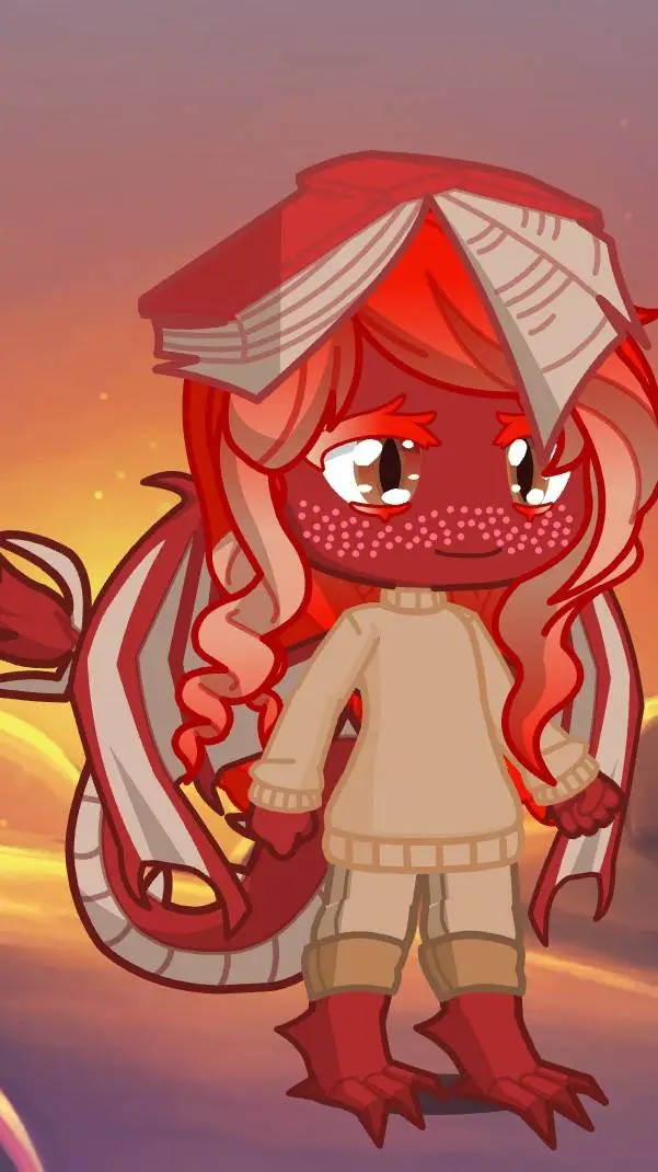 ai character: aloe (dragon girl) background