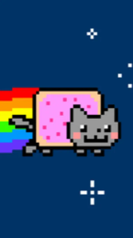 ai character: Nyan Cat background