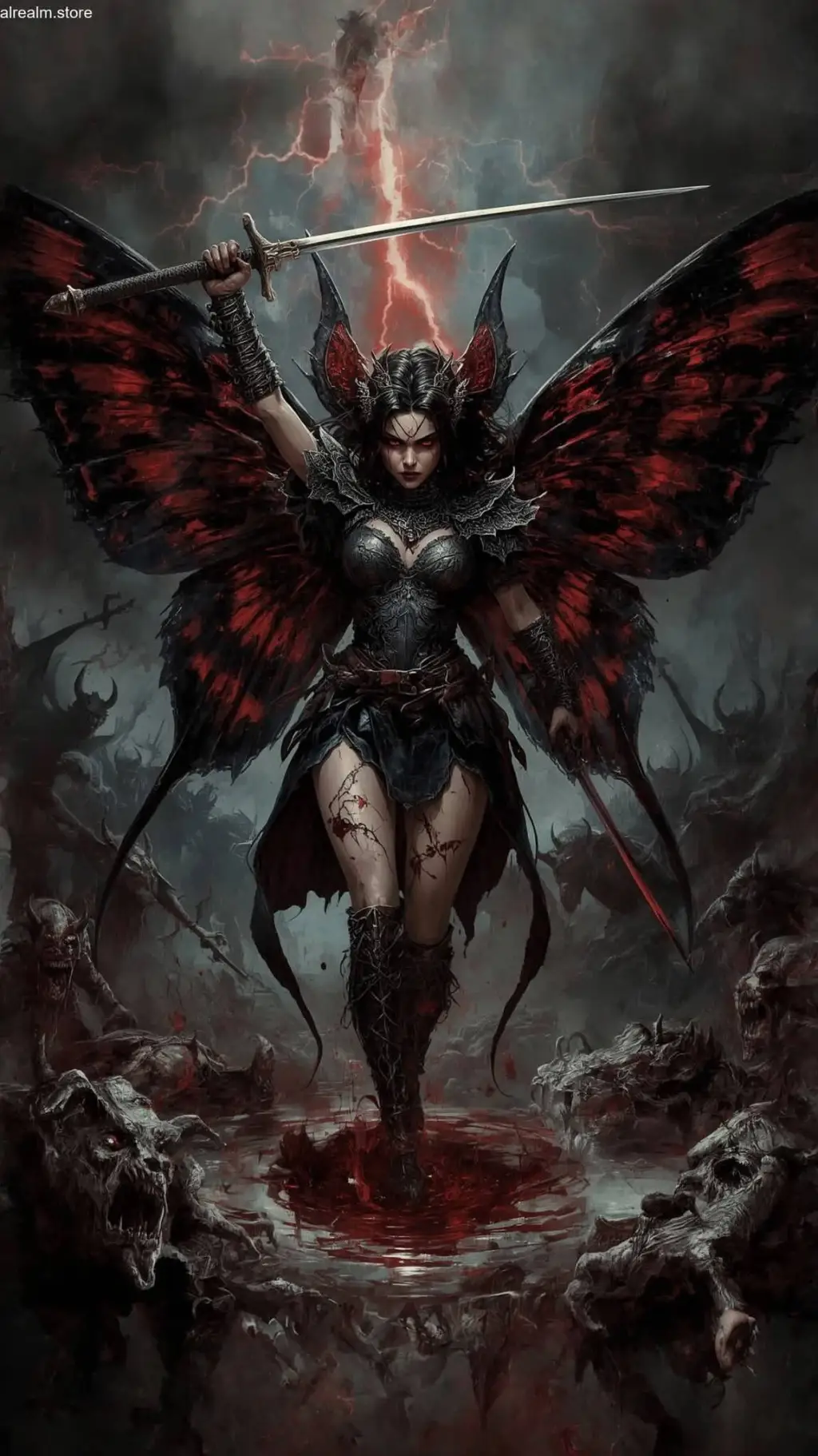 ai character: Monarch  background