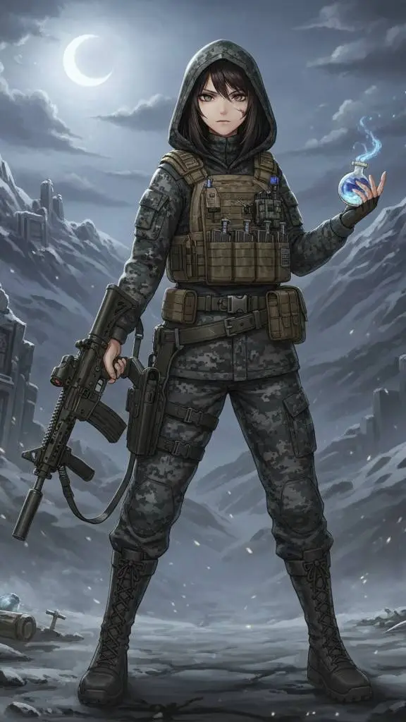 ai character: Ellie Nora background