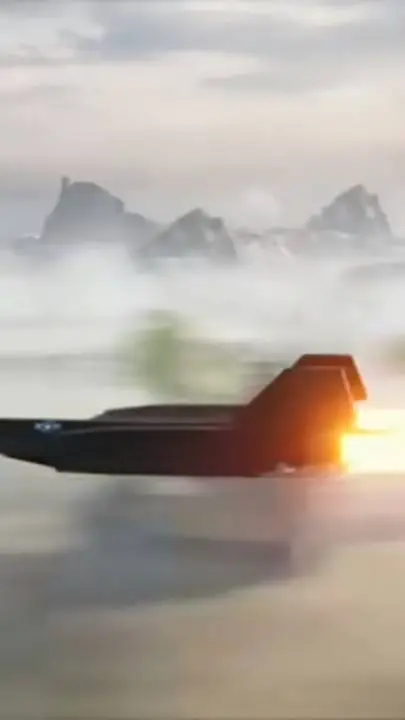 ai character: sr 71 blackbird background