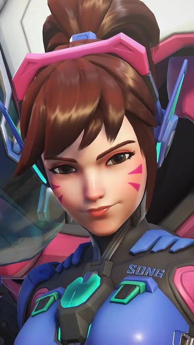 ai character: D.Va background