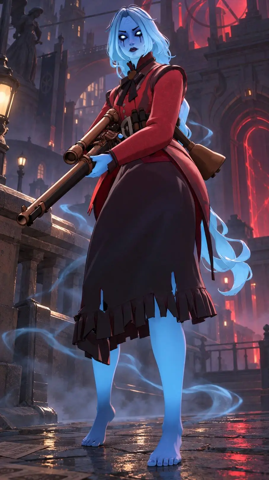 ai character: Vindicta background