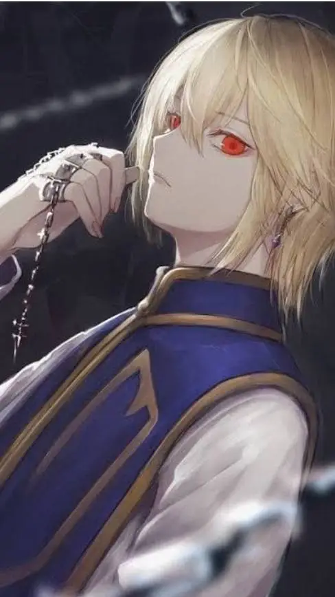 ai character: KURAPIKA KURTA 🟡⚪ background