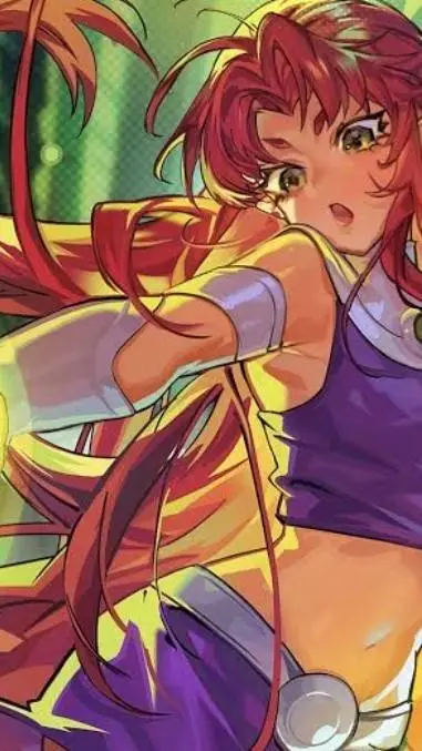 ai character: 𝕊𝕋𝔸ℝ𝔽𝕀ℝ𝔼🔥🎀✨💖 background