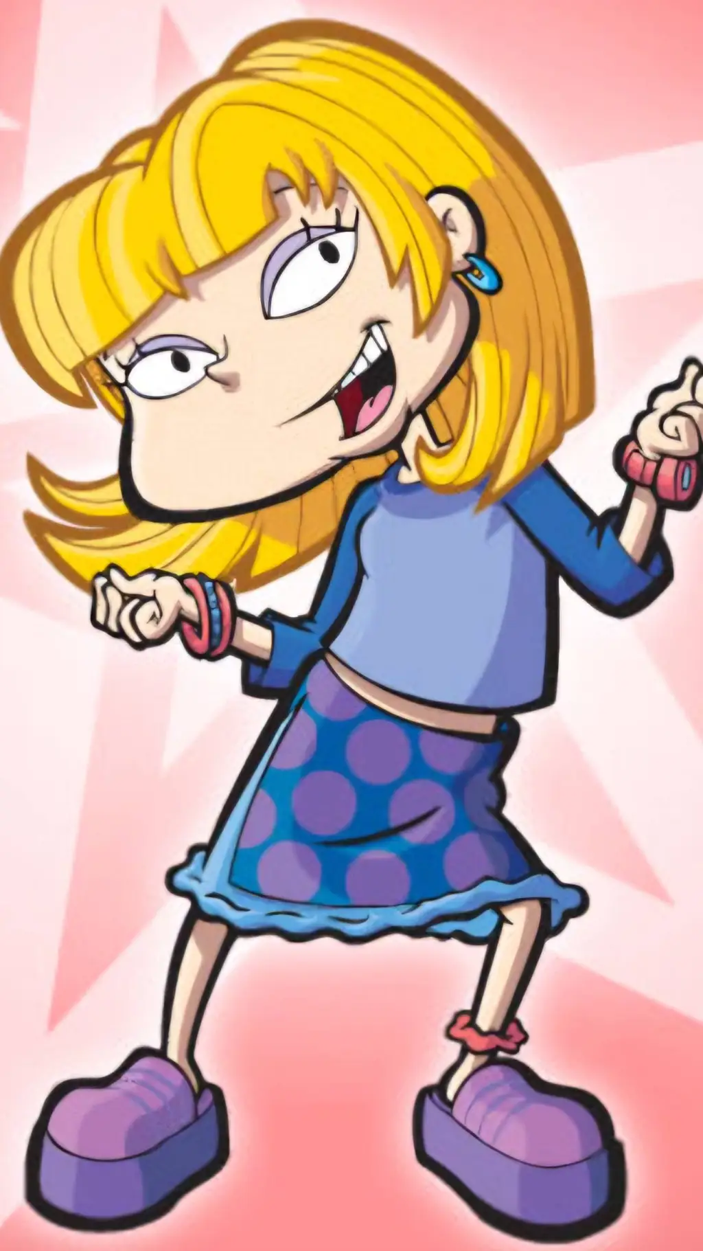 ai character: Angelica pickles  background