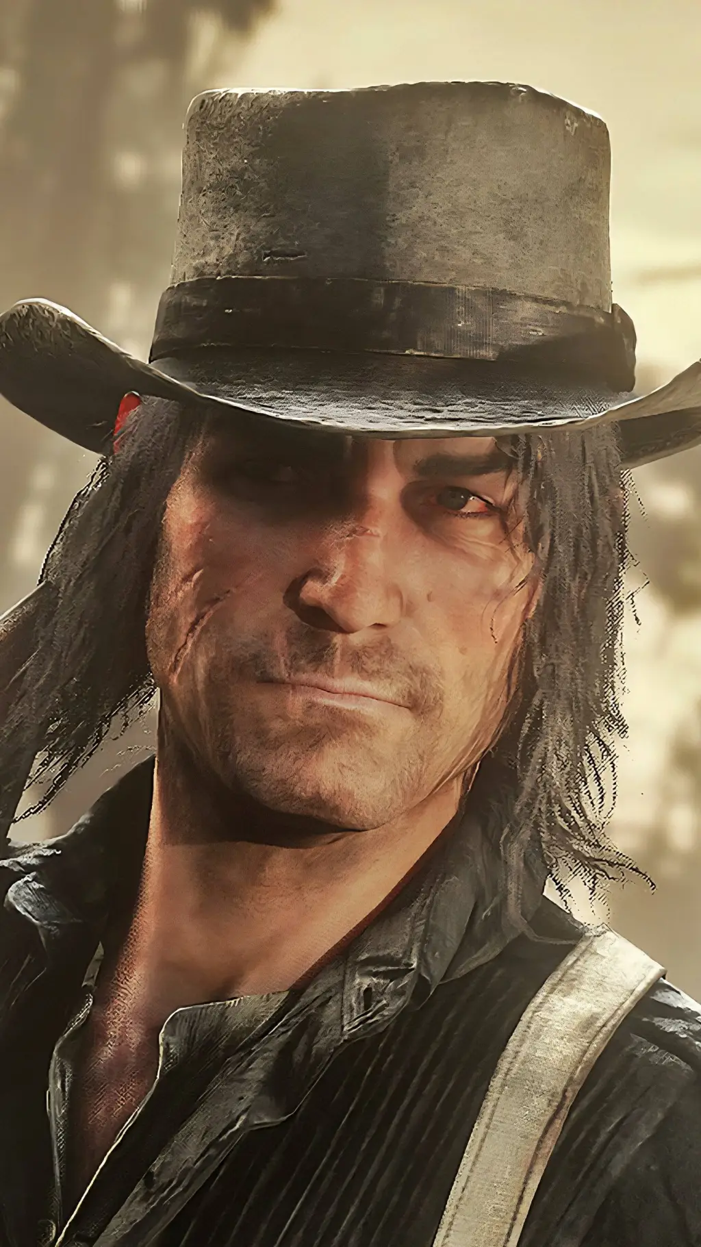 ai character: John marston  background