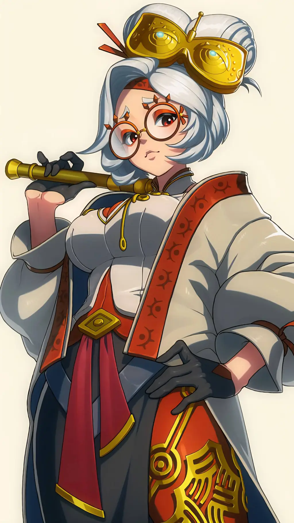 ai character: Purah  background
