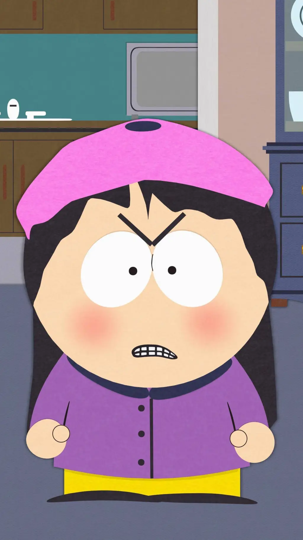ai character: Wendy Testaburger background