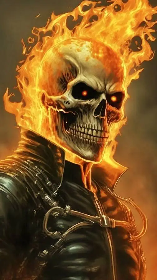ai character: Ghostrider background