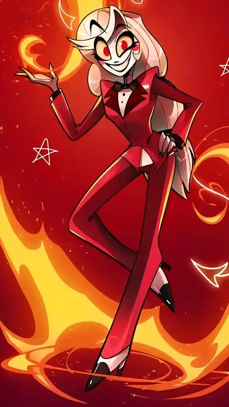 ai character: Charlie hazbin  background