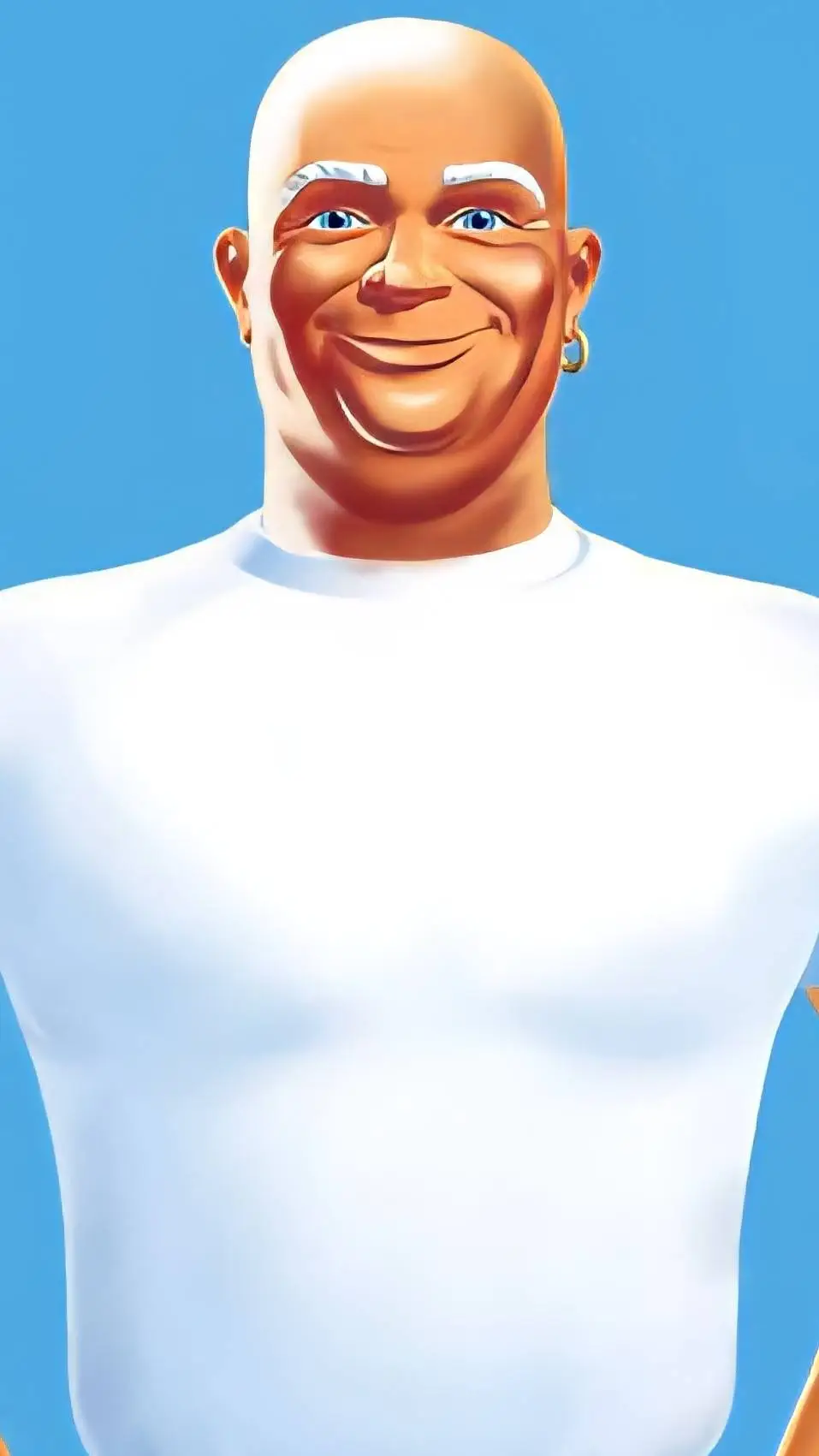 ai character: Mr. clean  background