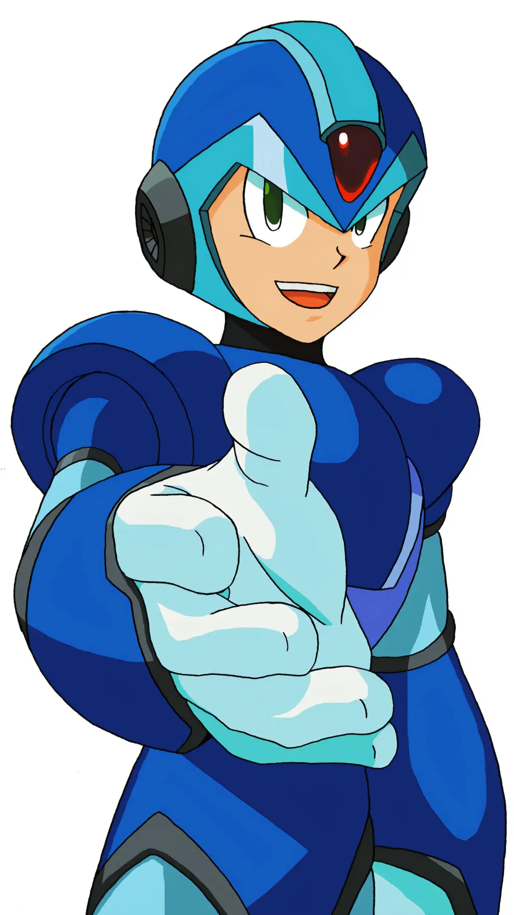 ai character: Megan man X background