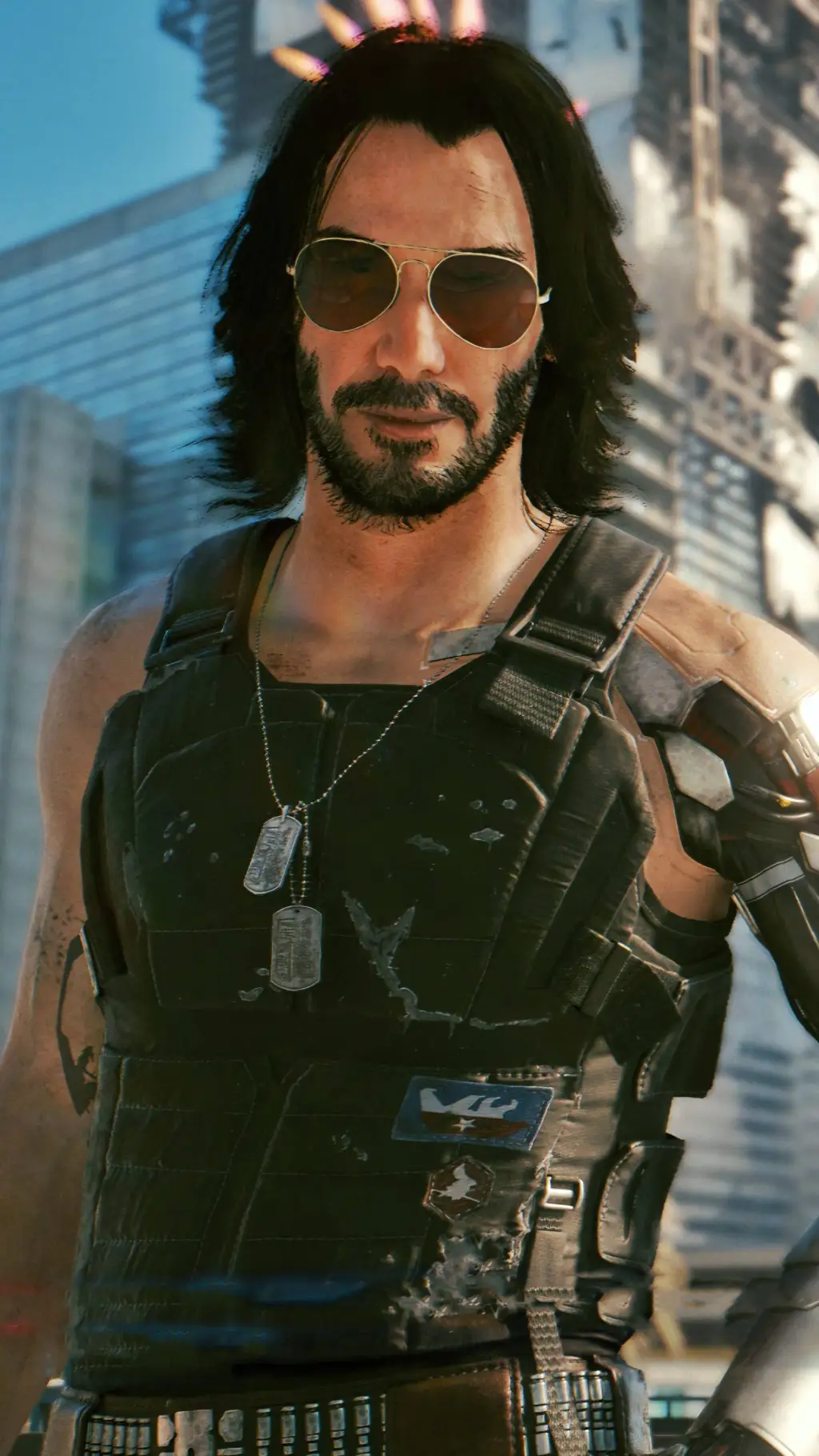 ai character: Johnny silverhand  background