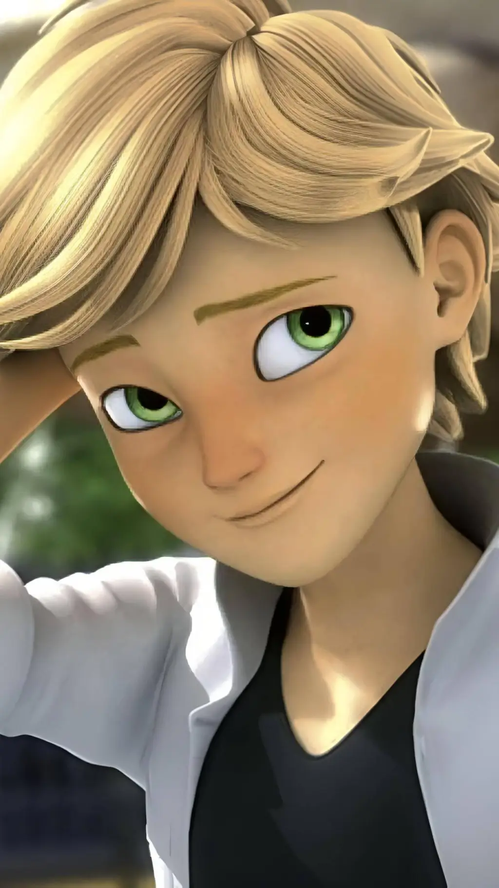 ai character: Adrain greste  background