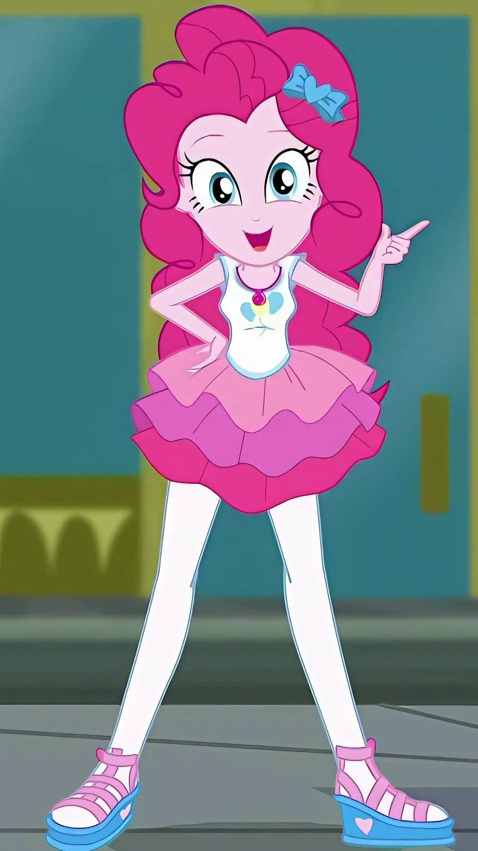 ai character: Pinki Pie background