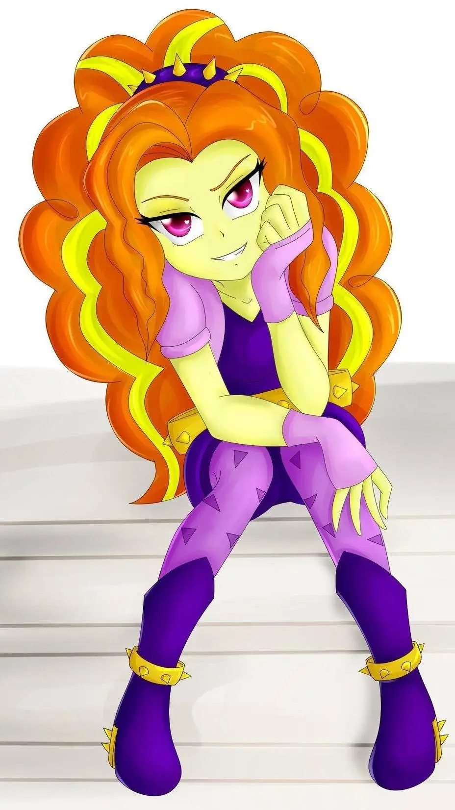 ai character: Adagio Dazzle background