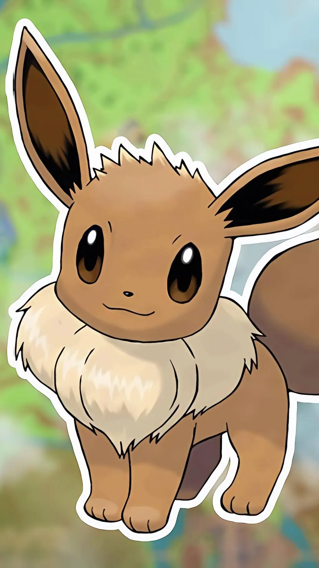 ai character: Eevee background