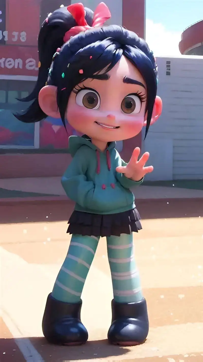 ai character: Vanellope background