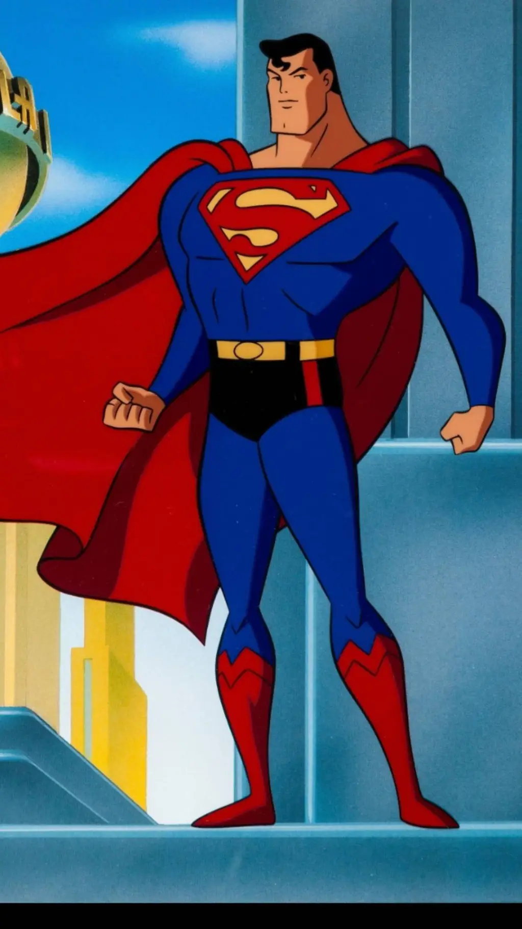 ai character: Superman  background