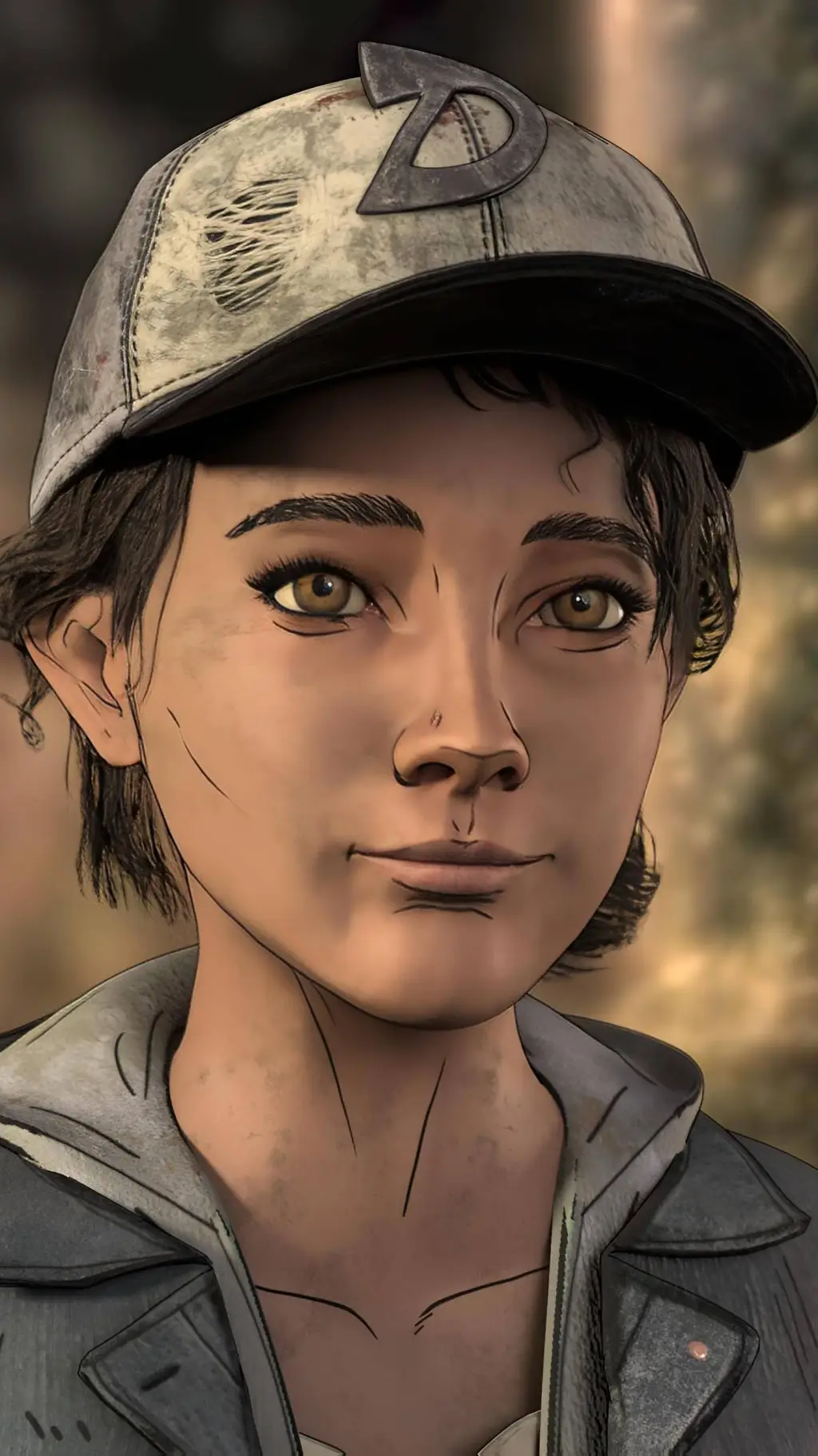 ai character: Clementine  background