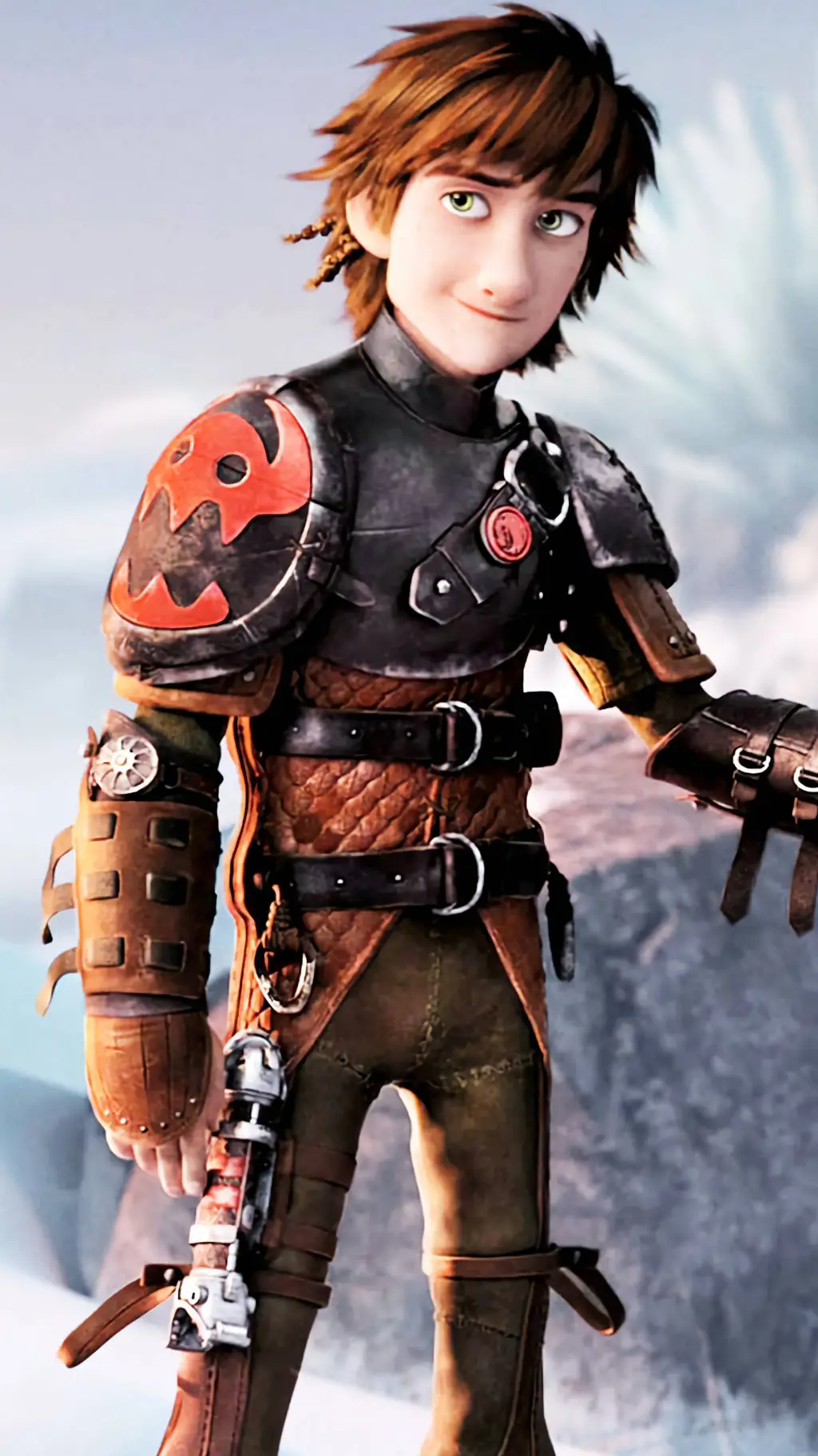 ai character: Hiccup  background