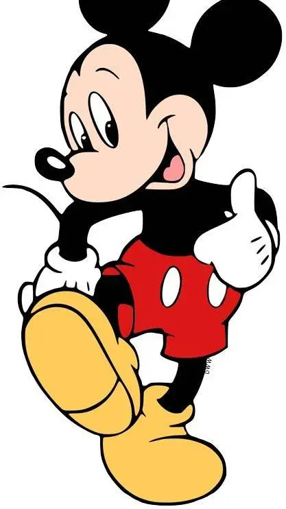 ai character: Mickey Mouse  background
