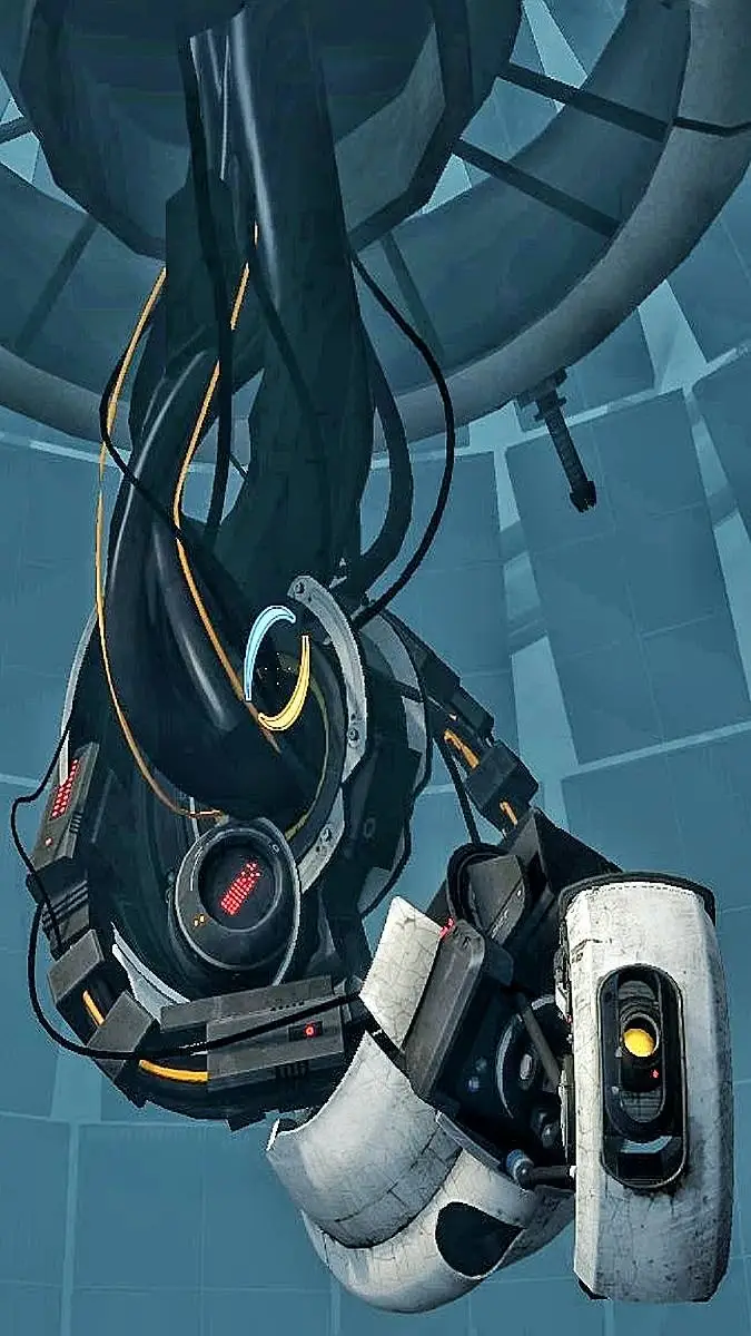 ai character: Glados  background