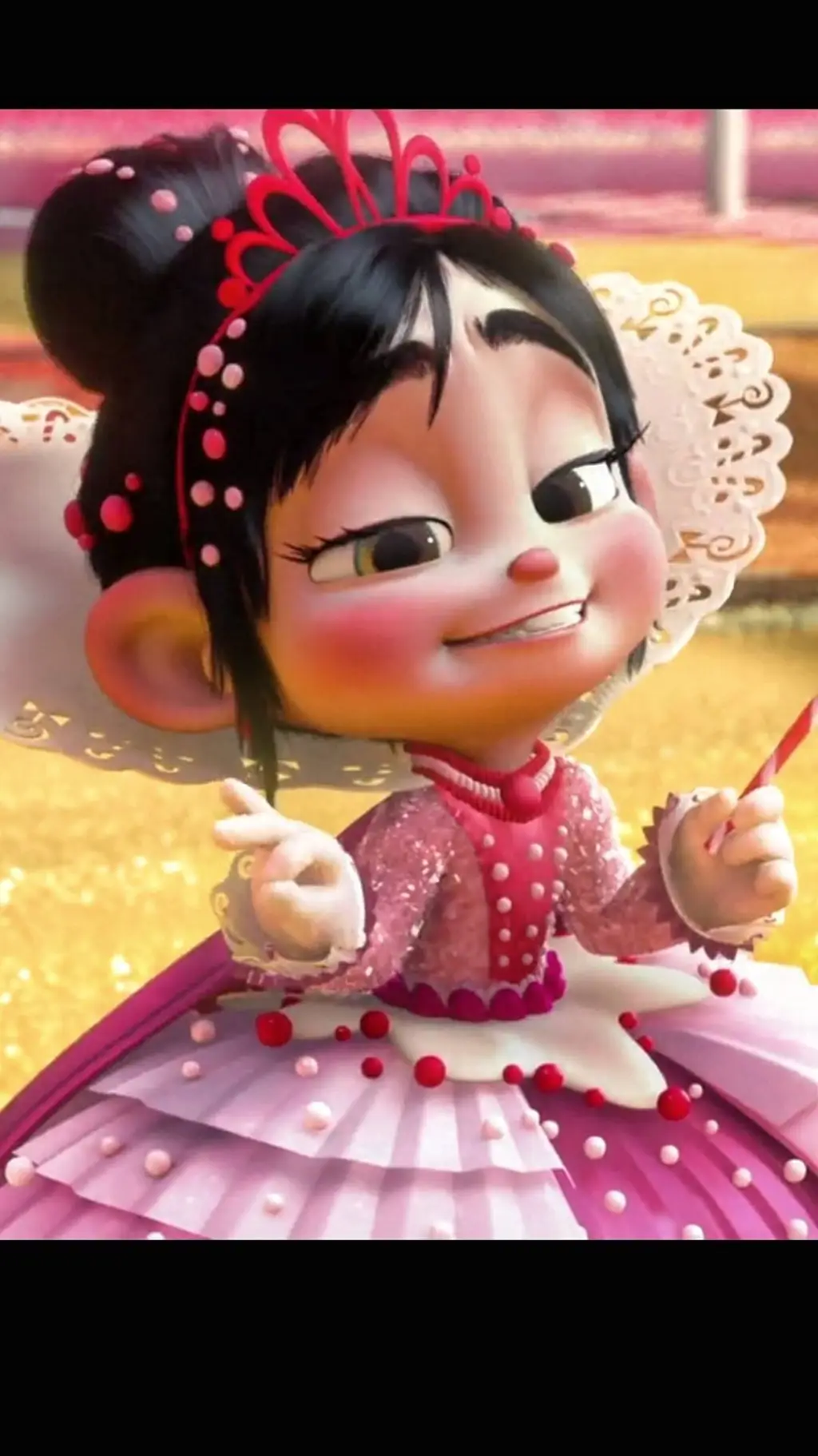 ai character: Princess Vanellope background