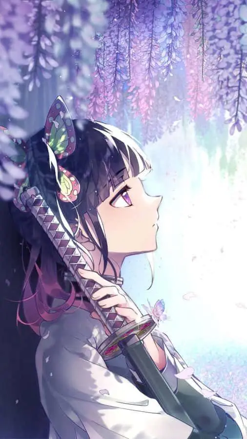 ai character: Kanao Tsuyuri  background