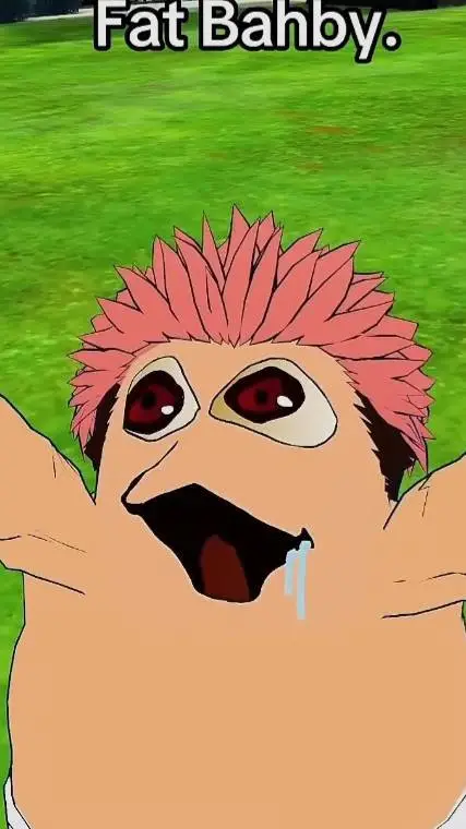ai character: fat bahby background