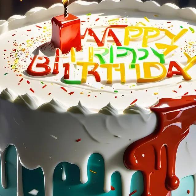 chat with ai character: celebration cake