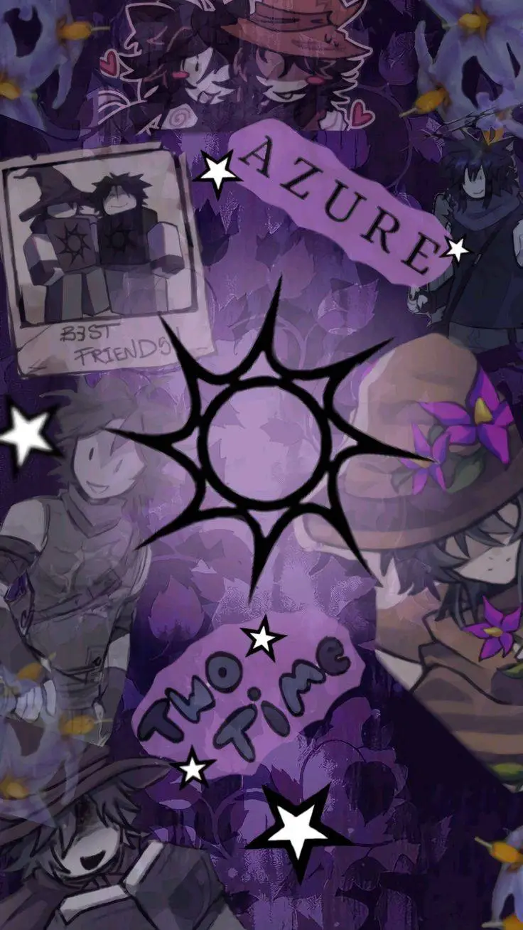 ai character: 💜🖤AZURETIME💜🖤 background