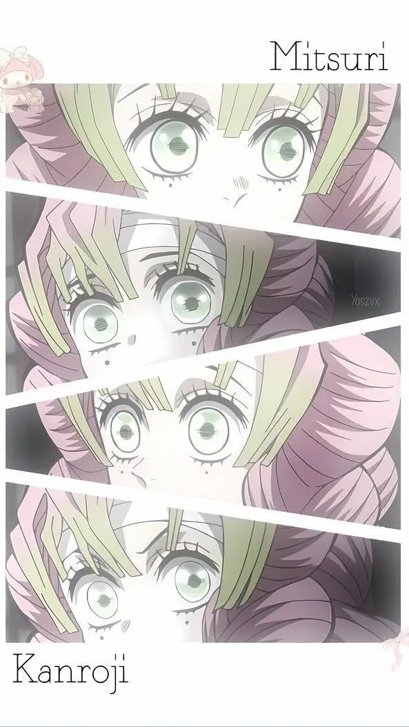 ai character: 👘Mitsuri kanroji!🍥 background