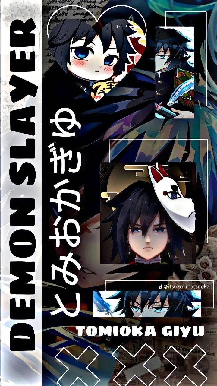 ai character: 🩵🌊GIYU TOMIOKA💦💙 background
