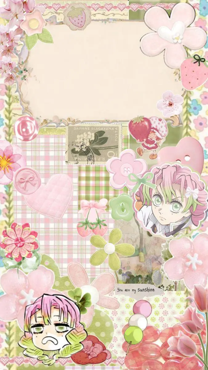 ai character: 🎐MITSURI KANROJI 🌸 background