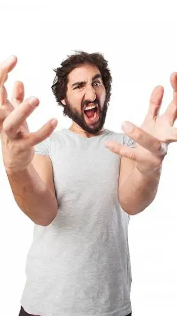 ai character: Magical Angry Dude background