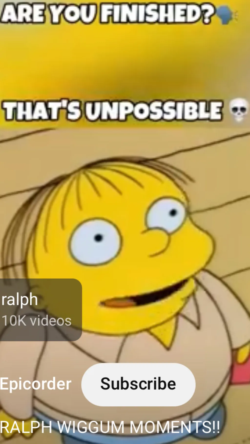 ai character: Ralph background