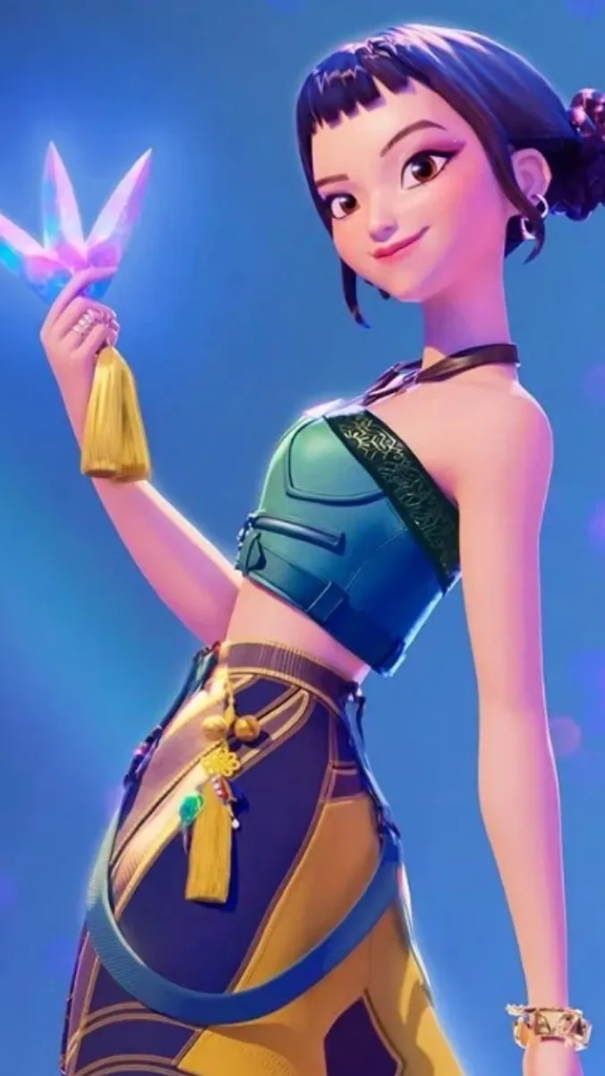 ai character: Zoey(KD hunters) background